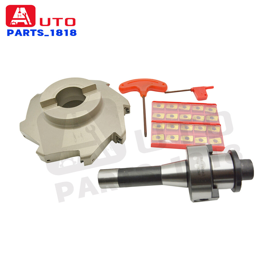 6.3" 90 Degree Indexable Face Shell Mill Cutter, R8 Arbor with APMT1604 Insert