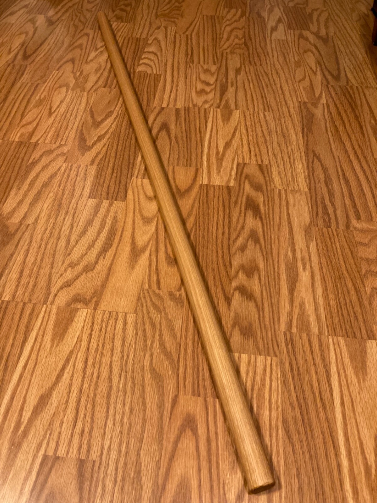 Jo (American Hickory Staff) 1-1/8" Dia. 52” Long, Hand Finished
