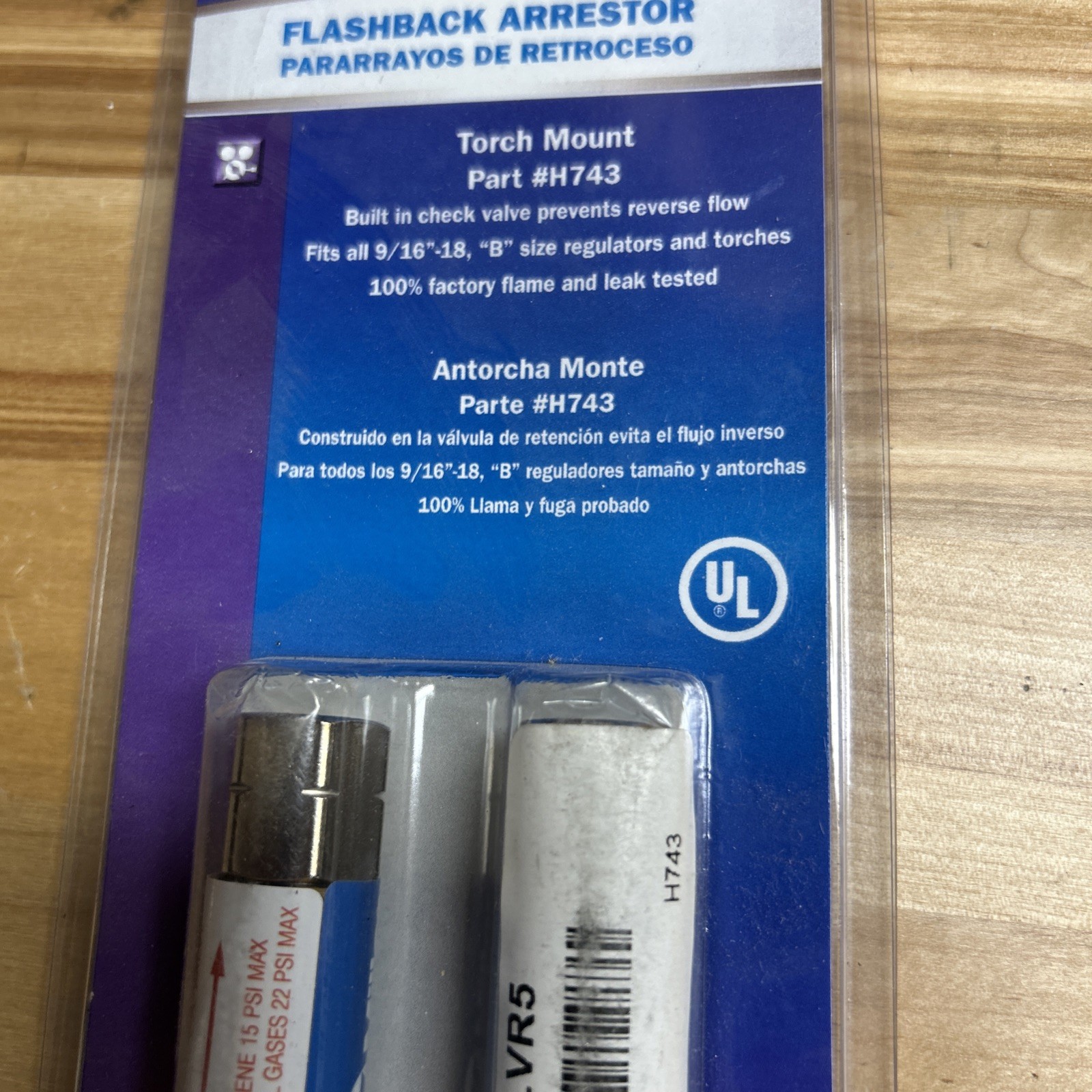 NEW Miller Smith Flashback Arrestors Cutting Torch Mount Set H743