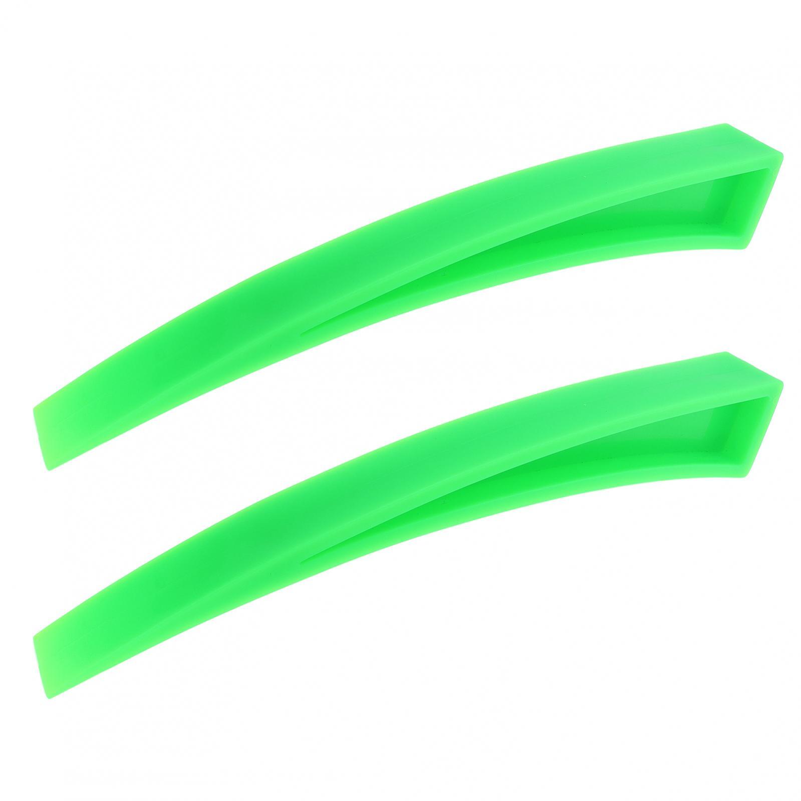 4 Pieces Curved Car Door Window Wedge and Plastic Chisel Scraper,Paintless Dent