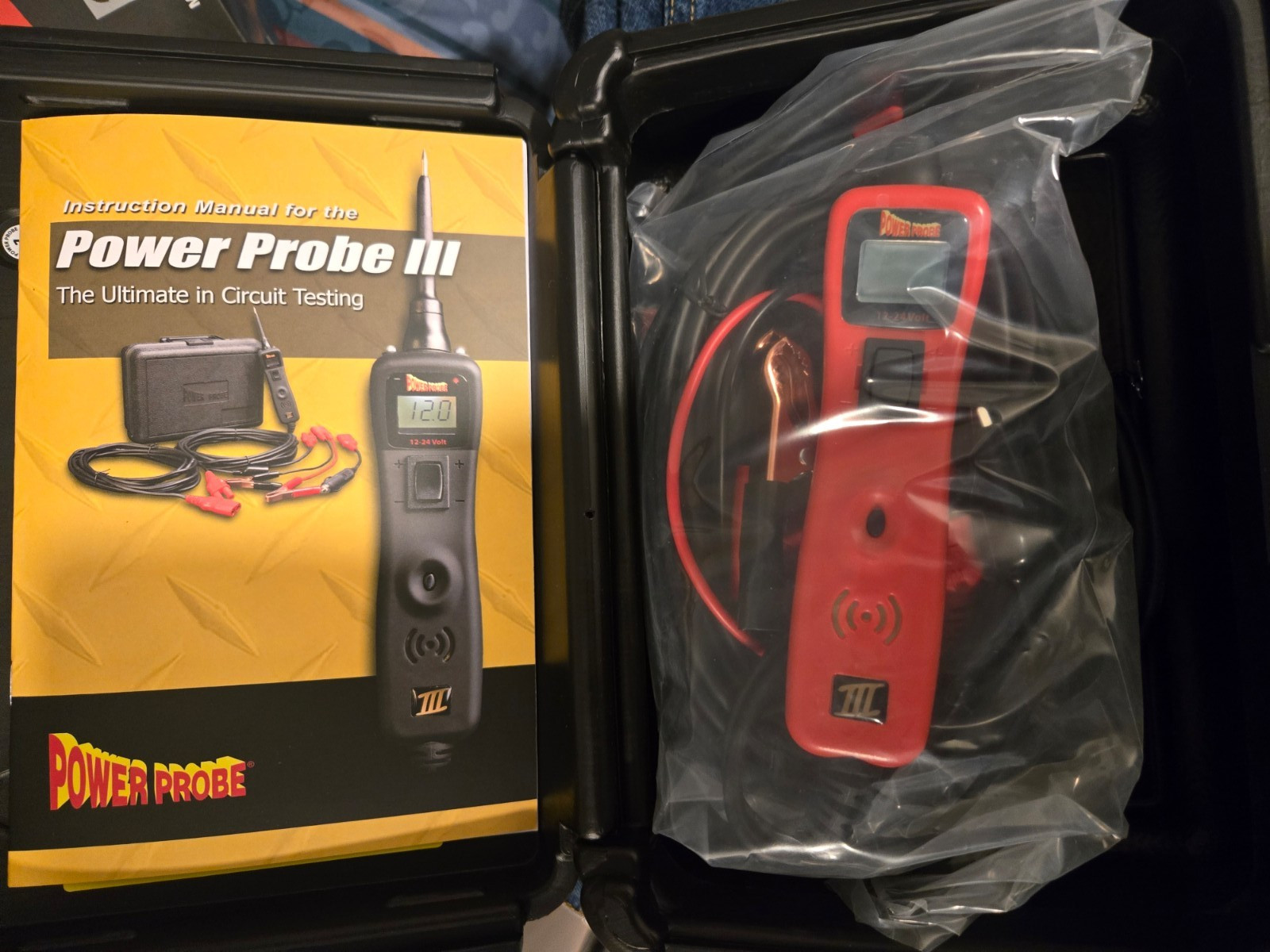 POWER PROBE III 3 PP319FTCRED Test Light and Voltmeter, RED NEW