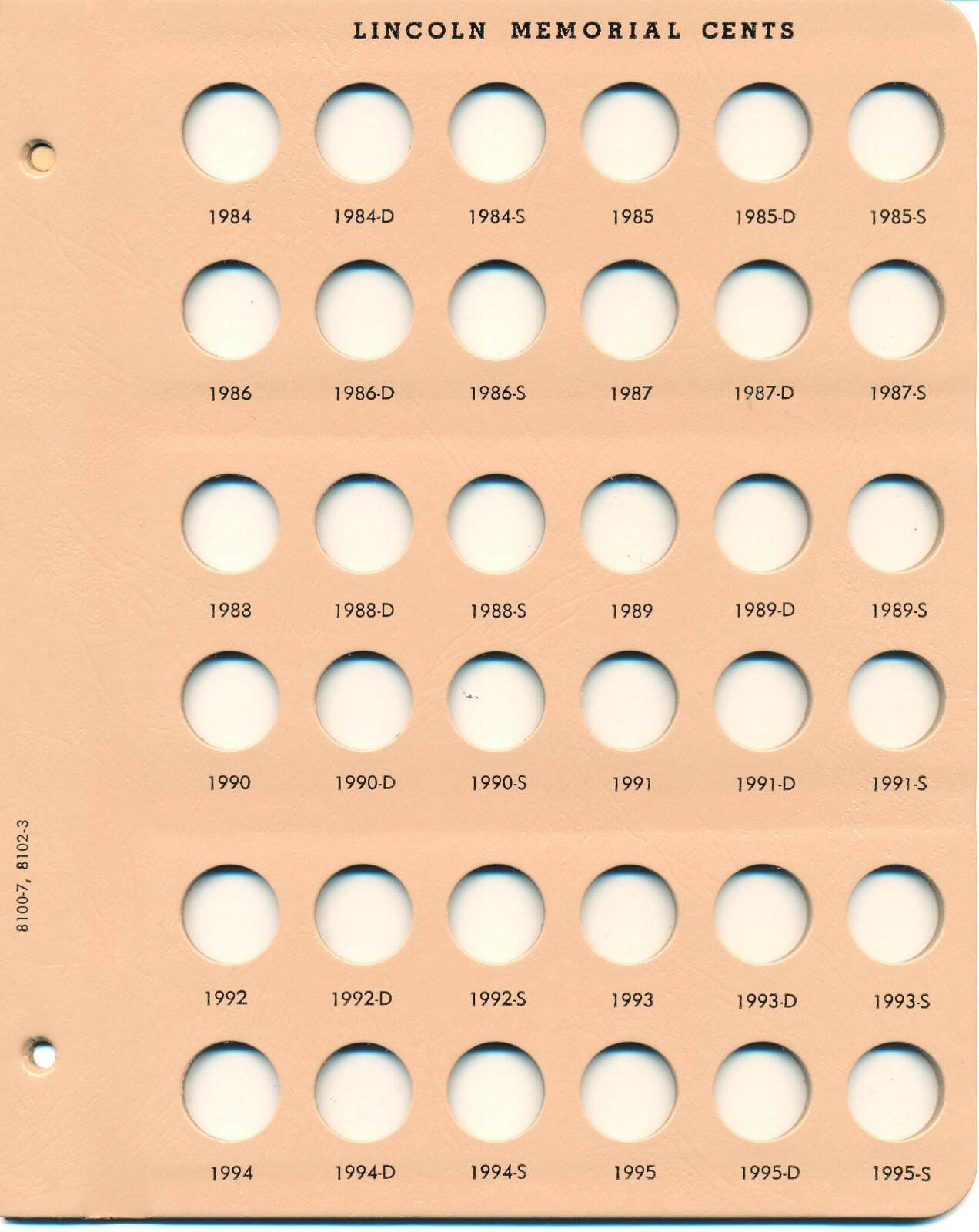 Dansco Album 8100 Lincoln Cent 1909-2009 including Proofs-Only Book Penny