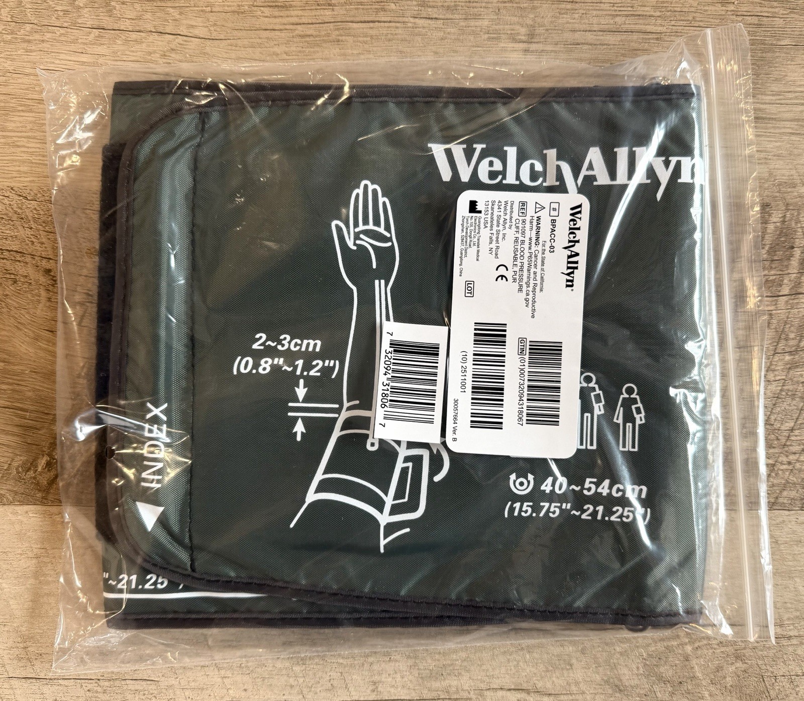 Welch Allyn Home Blood Pressure Monitor & Cuff H-BP100SBP 1700 Series Unopened