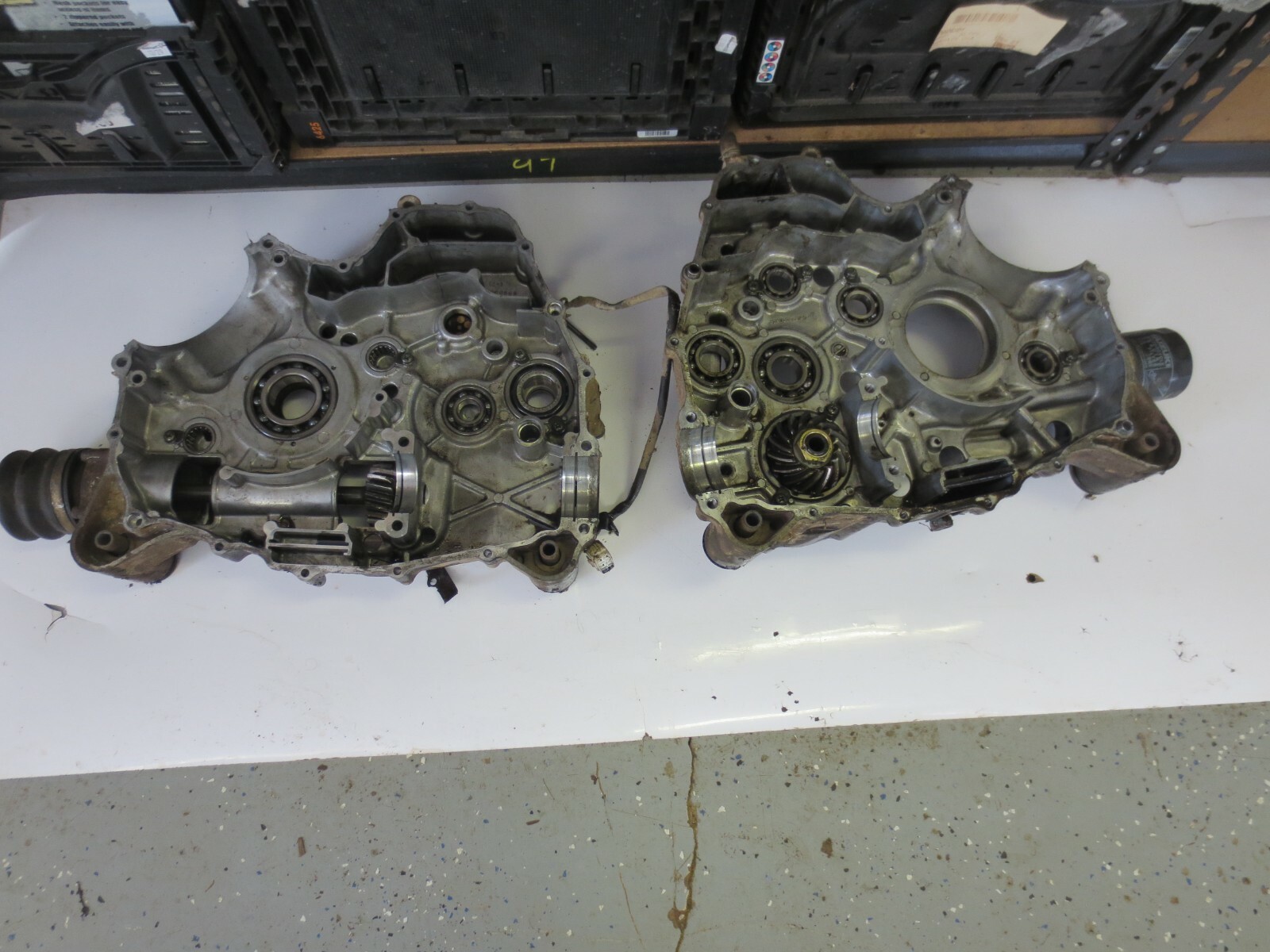 2007 Suzuki King Quad 700 4x4 ATV Used OEM Empty Engine Crankcase Crank Cases
