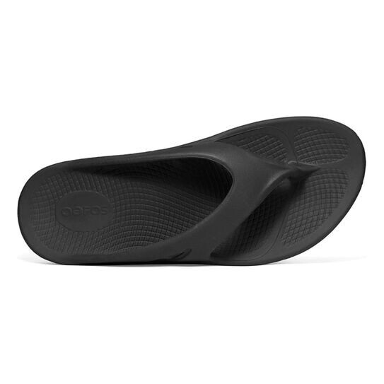 OOFOS OOriginal Flip Flops Unisex US 7W-5M Black Comfort Slip On Sandals OOF1