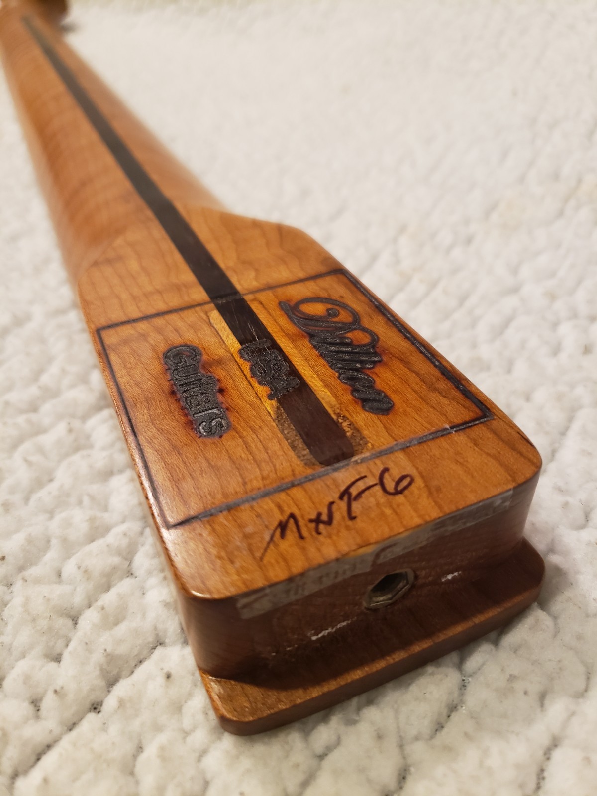 USA Roasted Flame maple NITRO neck. Killer head stock-Fits a TL body.# MNT-6