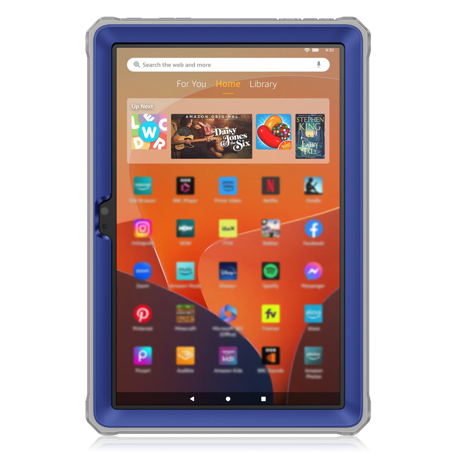 Hybrid Case for Amazon Fire HD 10 Tablet (13th Gen 2023) Rugged Kickstand Cover