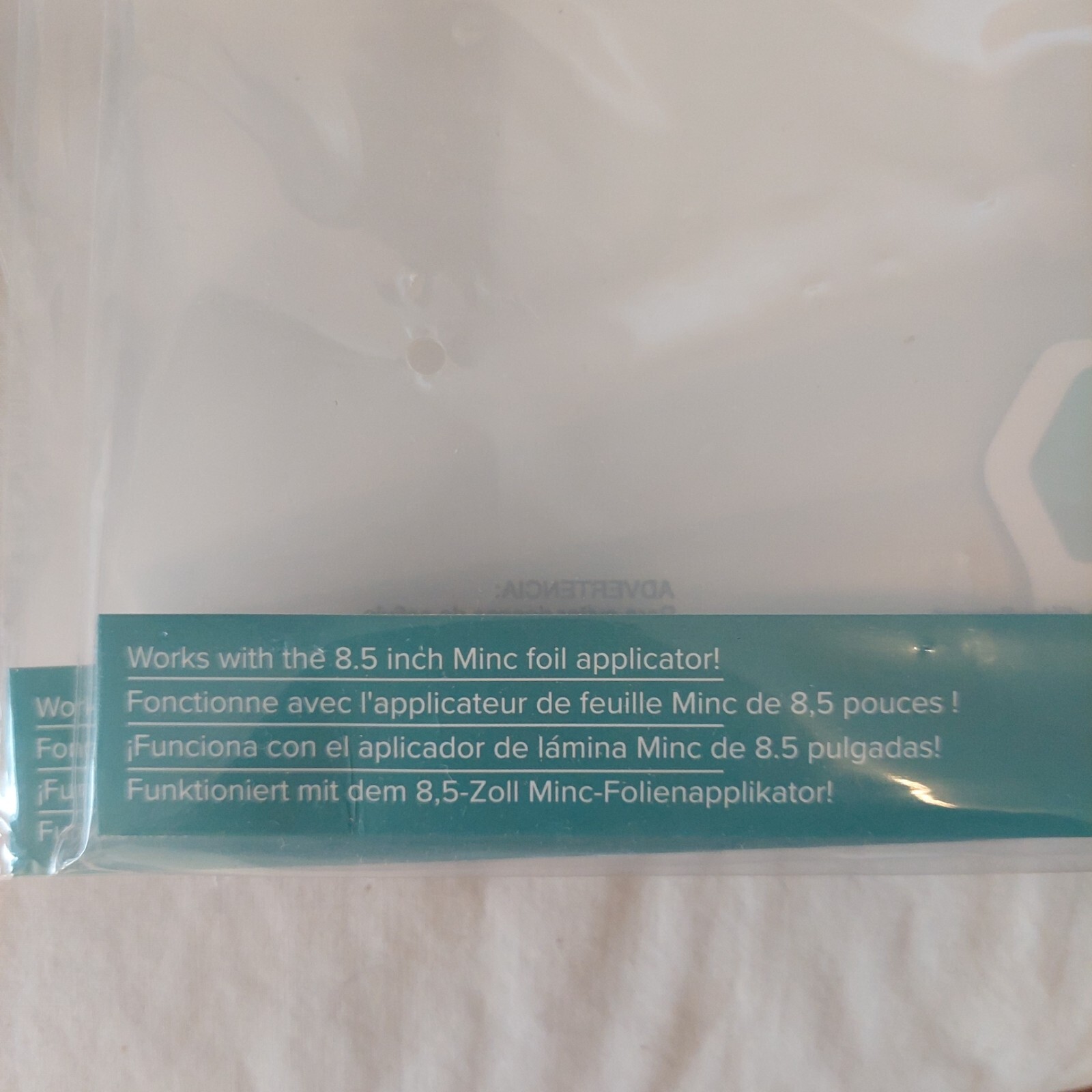 5 We R Memory Minc Transfer Folders 8.5 / 2 sheet total of 10 clear