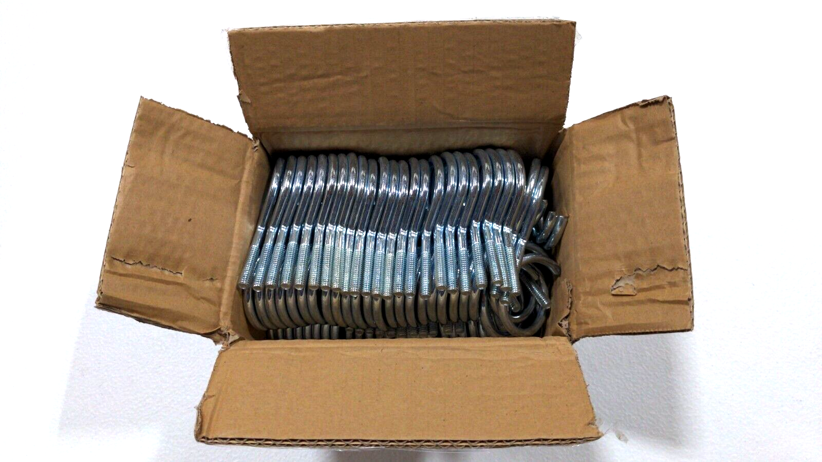 1-1/2" Bridle Ring, 1/4"-20 machine thread, zinc plated, QTY 100