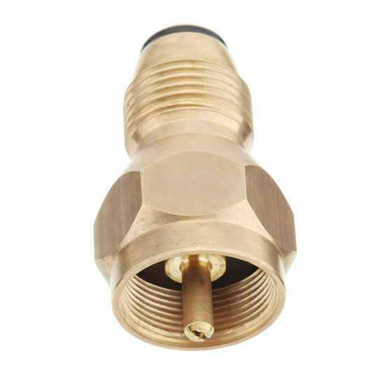 Propane Refill Adapter Lp Gas Cylinder Tank Coupler Furnace Connector Heater