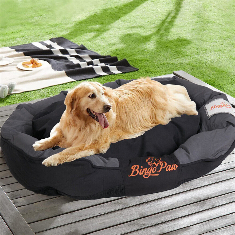 XL Large Dog Bed Waterproof Sofa Dog Pet Bolsters Removable Cushion Anti-scratch