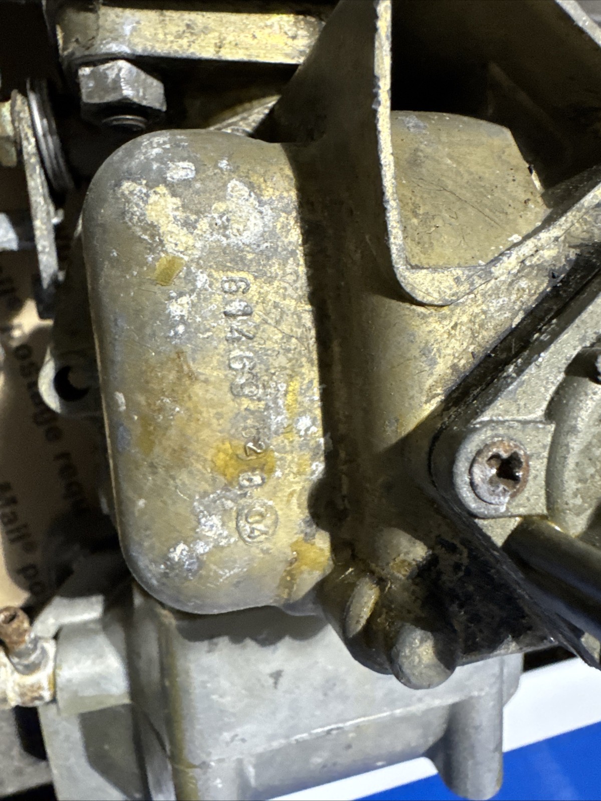 Volvo Penta AQ120 and AQ140 4 Cylinder Marine intake manifold with carb.