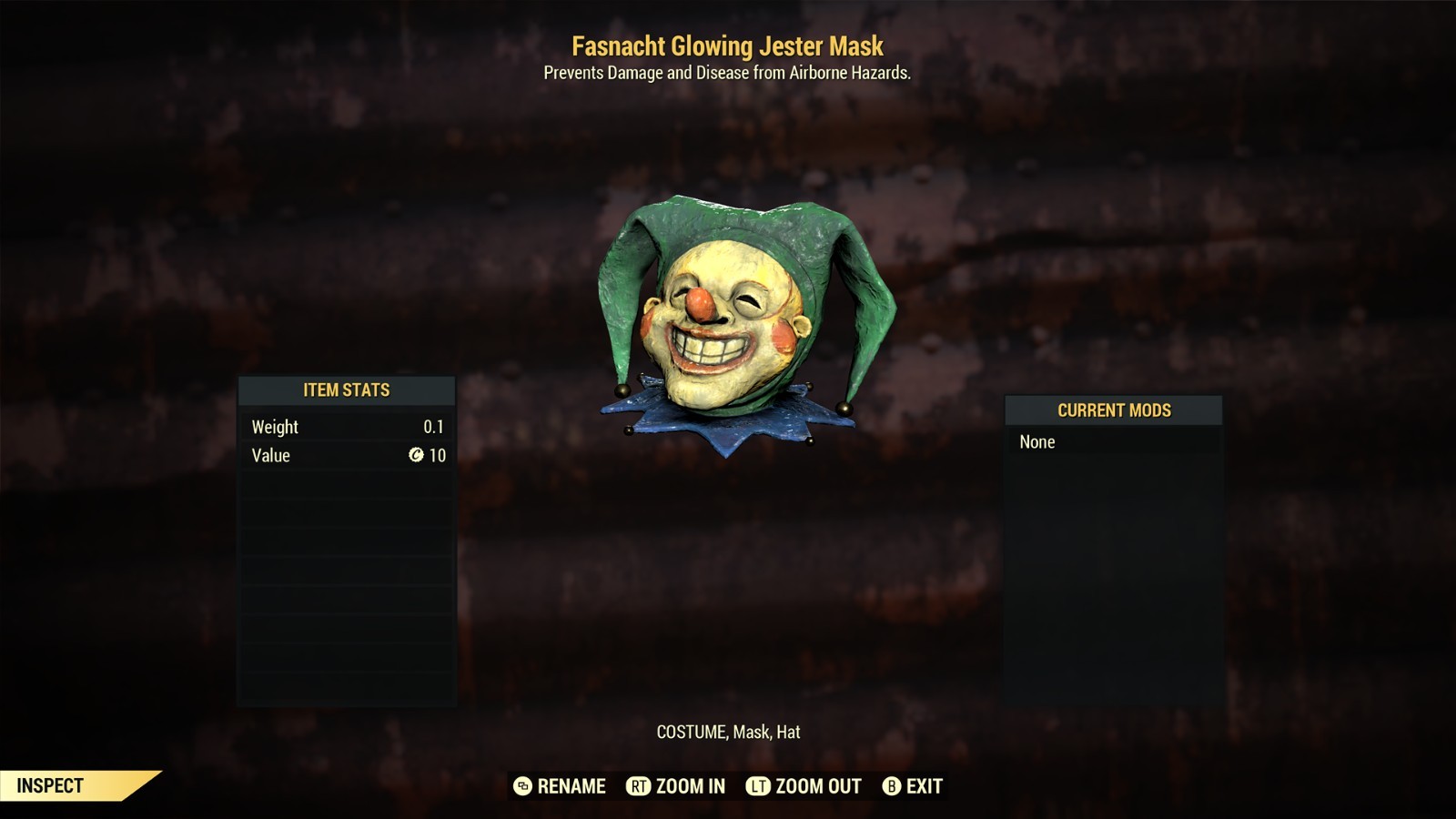 Glowing jester Mask Xbox