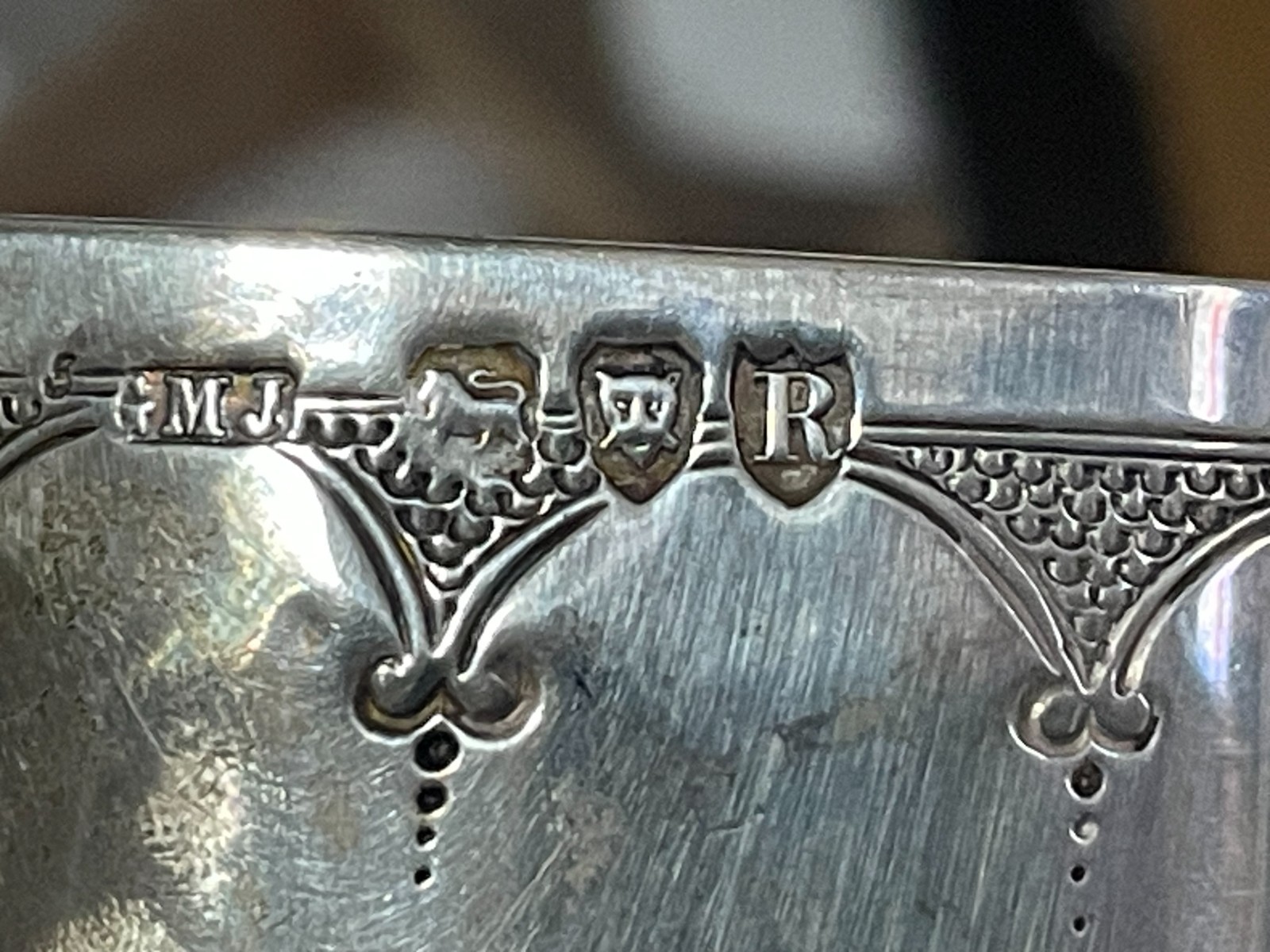 1892 George Maudsley Jackson Sterling Silver Cup 154 Grams