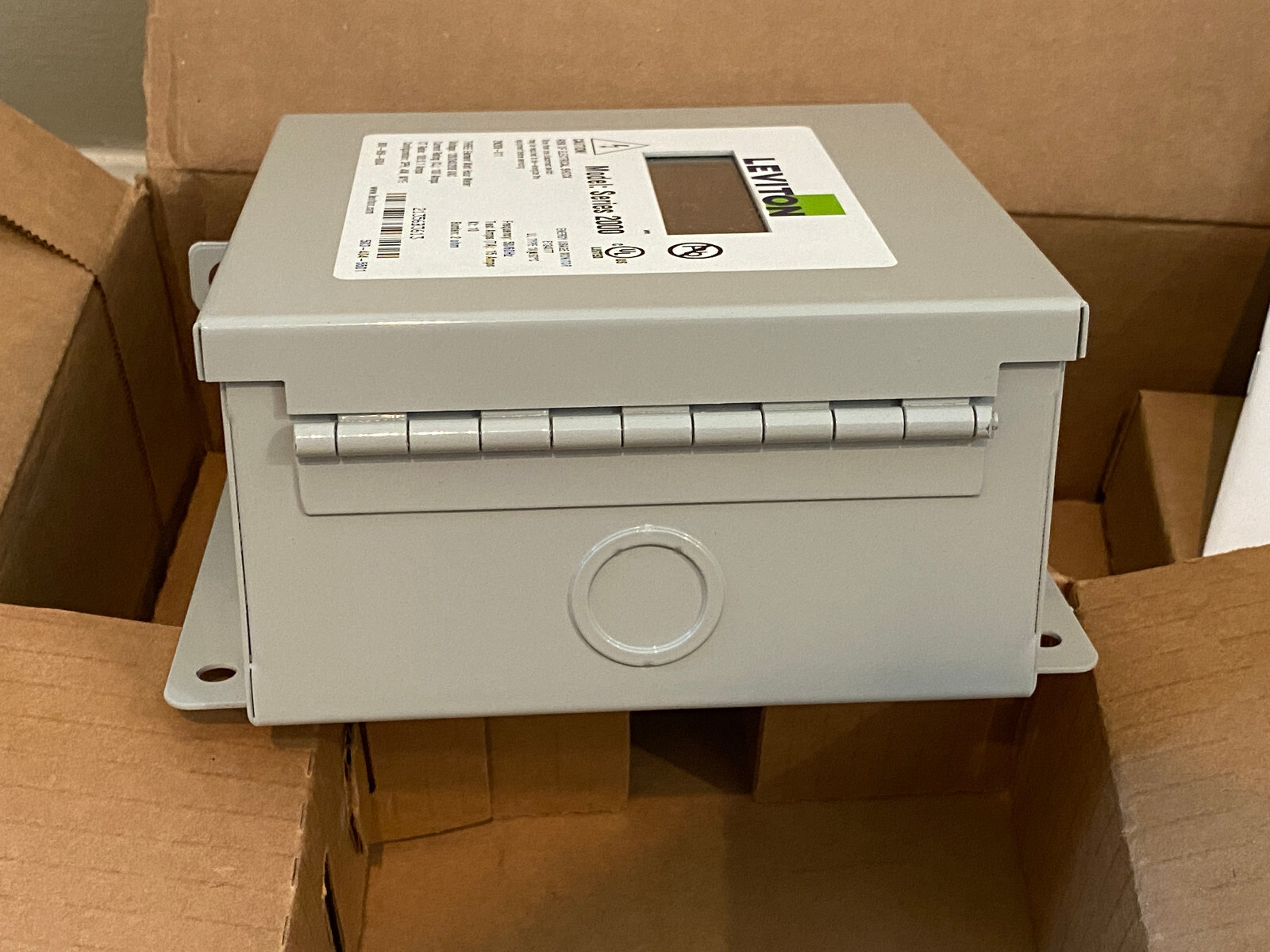 Leviton 2K208-1SW Series 2000 Indoor Usage Meter 3 Solid Core CTs 480V 100A