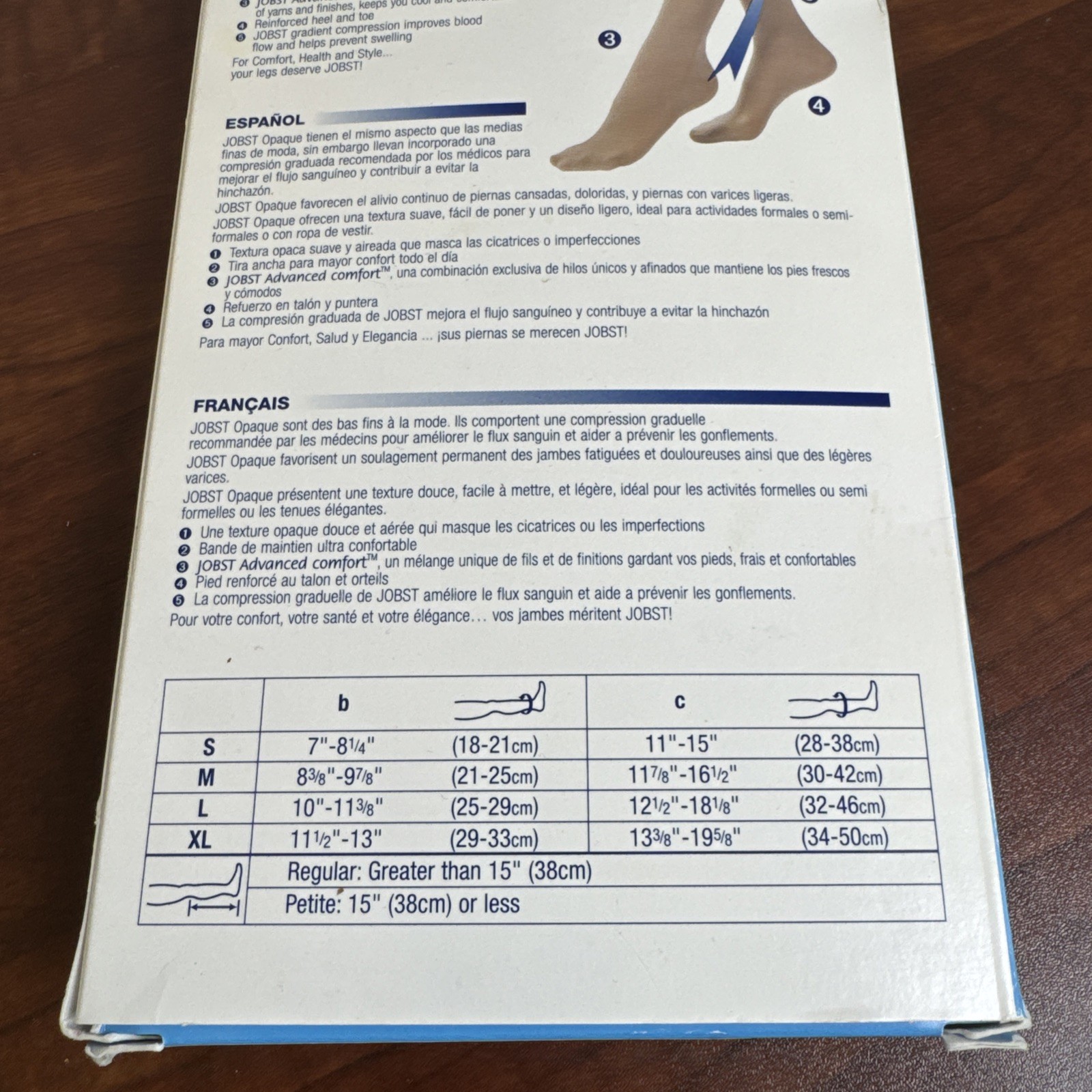 Jobst Opaque Knee High CT 15-20 Classic Black X-Large 115203
