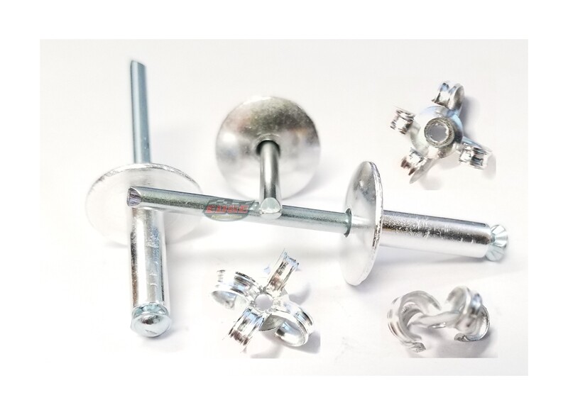 Mill 3/16" Rivet Large Head Exploding Banana Peel Aluminum Pop Rivets 250 pack