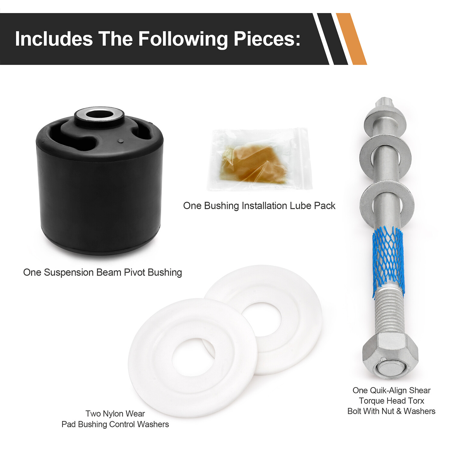 S-24691 S-21166 Hendrickson Quick Align Pivot Bolt Bushing Kit