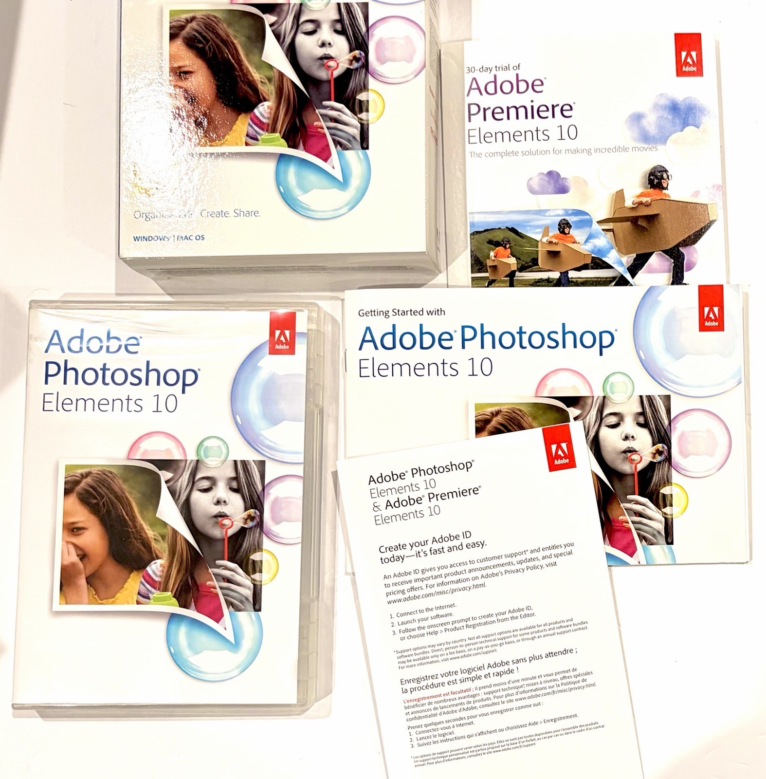 Adobe Photoshop Elements 10 for PC & Mac OS- with Serial Number