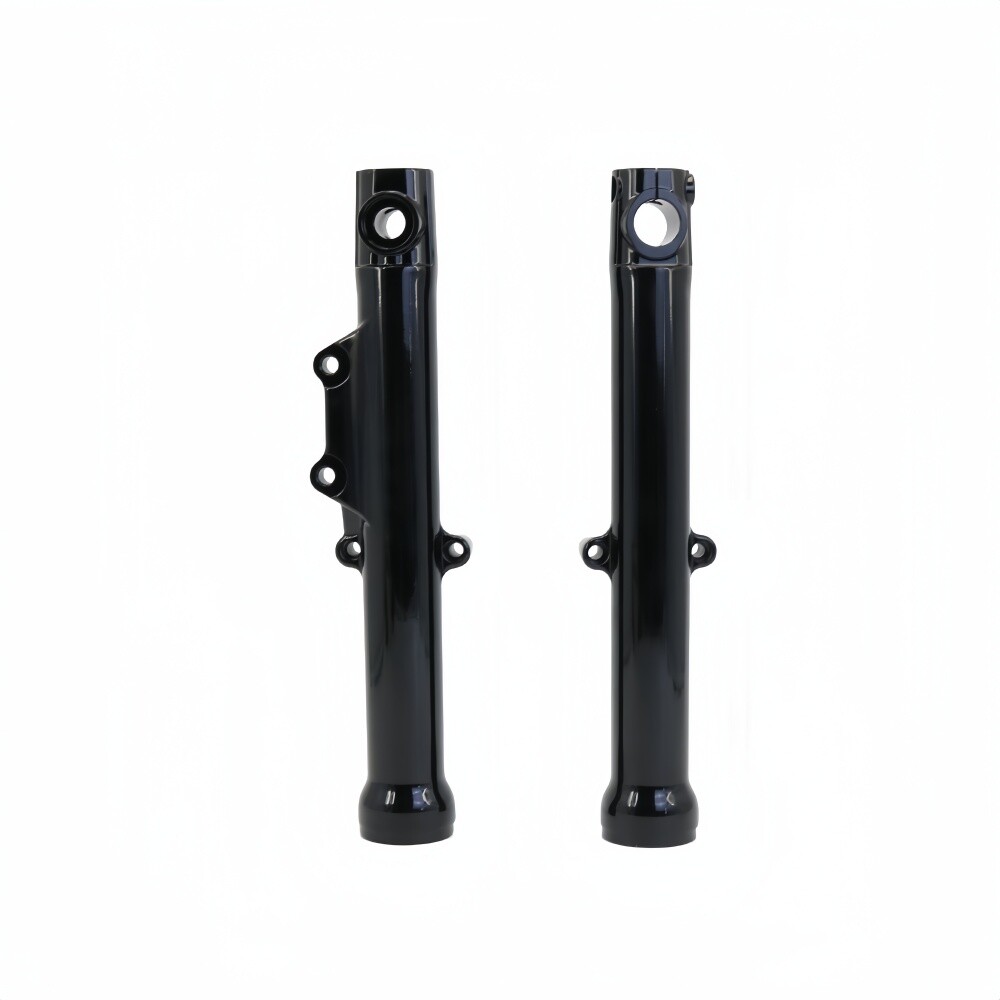 1 Pair Lower Fork Sliders Black For Harley Sportster XL1200T XL883L 2014-2020