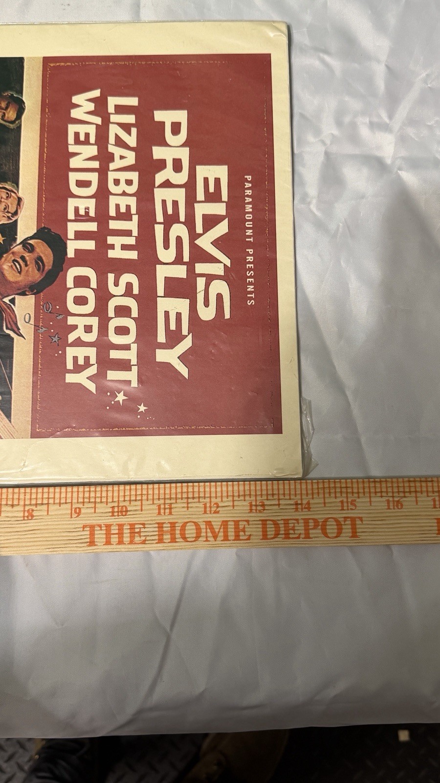 Vintage Elvis Presley Loving You 1957 Original Movie Poster Paramount