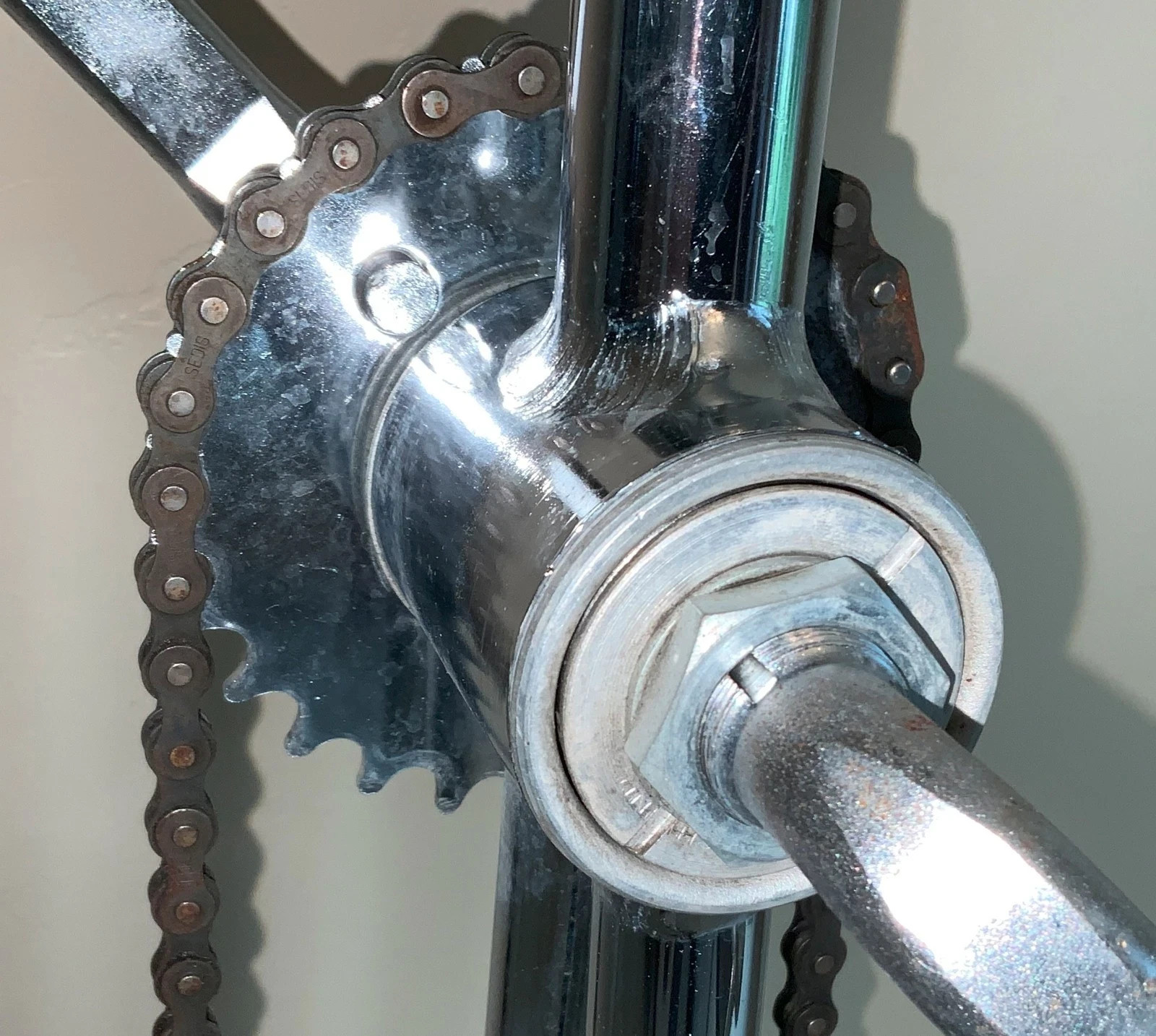 VIDEO! 5/6 ft Schwinn Giraffe Unicycle Chrome Nimbus Performers Circus Monowheel