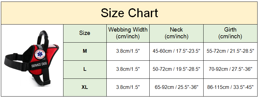 Support Dog Harness ESA Vest Emotional Support Animal Patches ALL ACCESS CANINE™