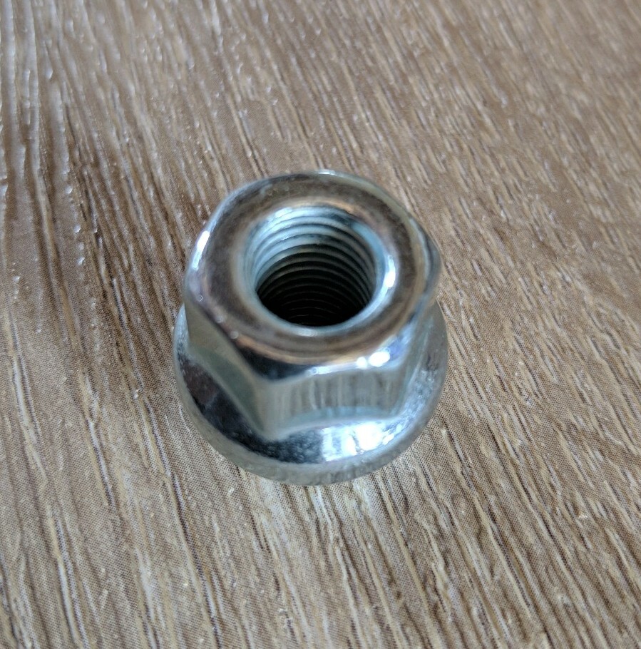 Tusk Tapered Chrome Lug Nut 8 Pack 10mm x 1.25mm Thread Pitch Atv