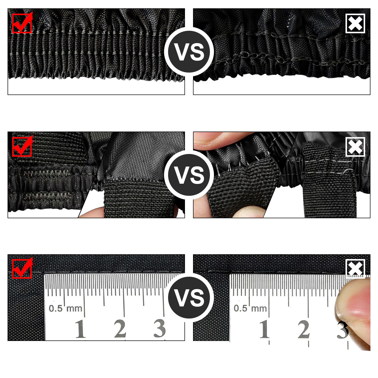 17" 18" 19" Heavy Duty Boat Cover Trailerable Fishing Ski Bass V-Hull Runabouts