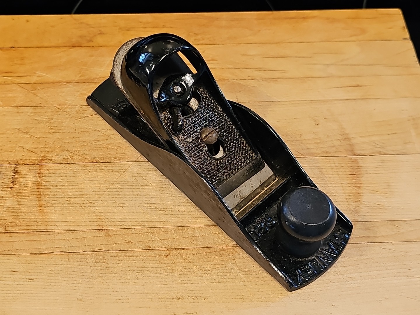 Vintage Stanley No. 220 Block Plane USA Made Used Free Shipping