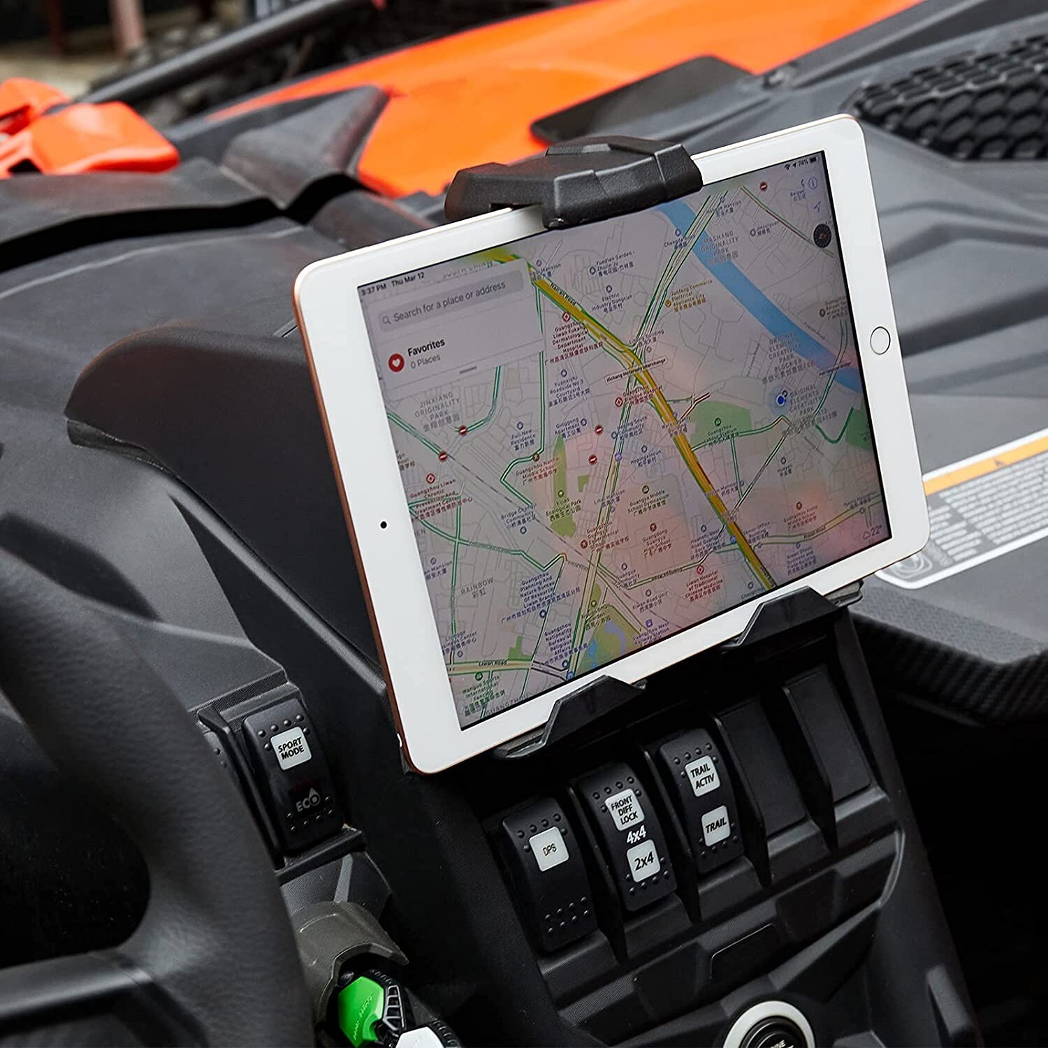 KEMIMOTO Electric Device Tablet Holder GPS Mount For Can Am Maverick X3 2017-24