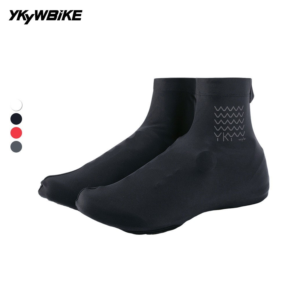 YKYW Cycling Shoe Cover Road Bike Overshoes Lightweight Elastic MTB Reflective