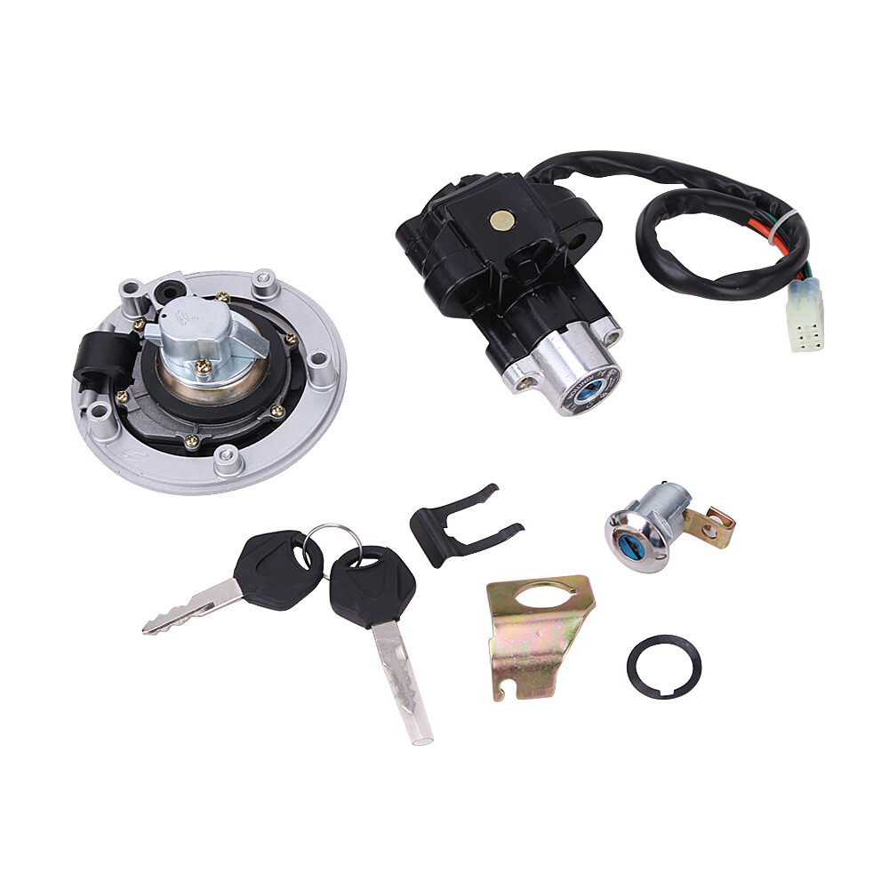 Ignition Switch Fuel Gas Cap Seat Lock Keys For Suzuki GSXR600 GSXR1000 2004-16