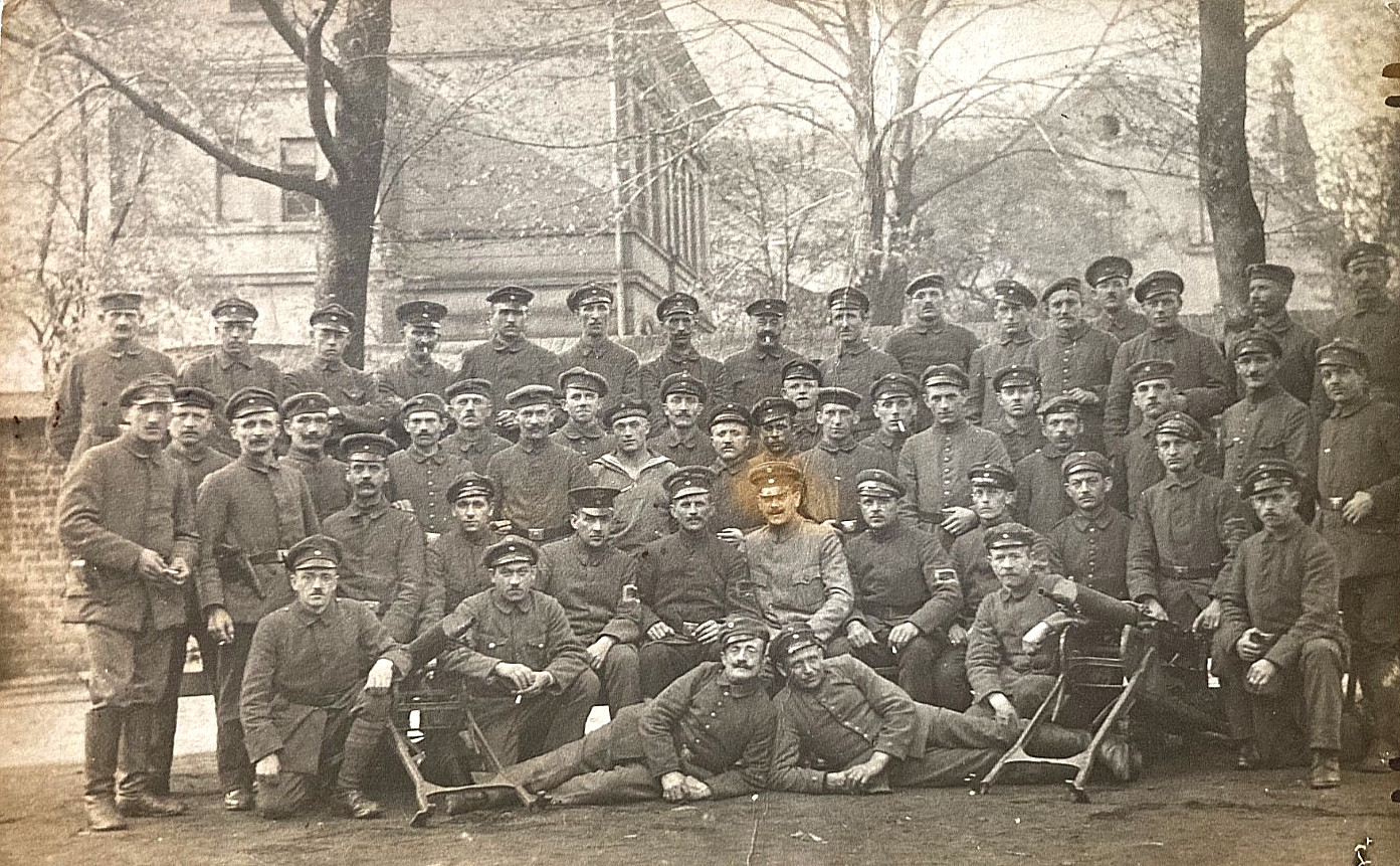 POST WWI GERMAN FREIKORPS MACHINE GUN PLATOON 1919 PHOTO POSTCARD RPPC