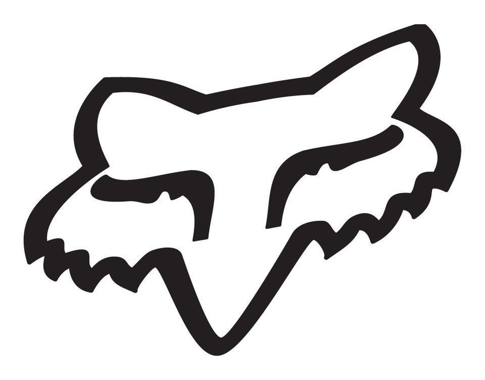 FOX Racing Head Decal [2 PACK] Mountainbike Motocross Racing sticker