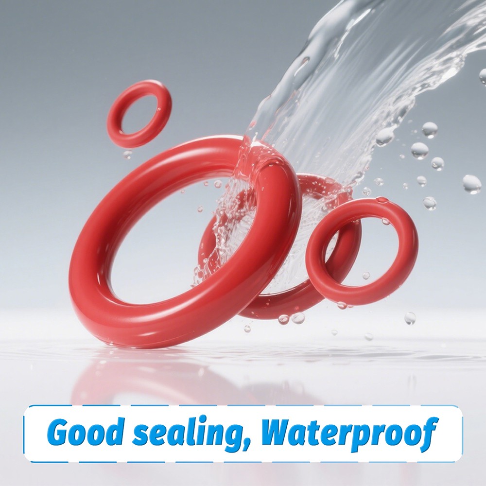 Silicone Rubber O Rings Metric Food Grade 4mm Cross Section 4mm-72mm ID O Ring