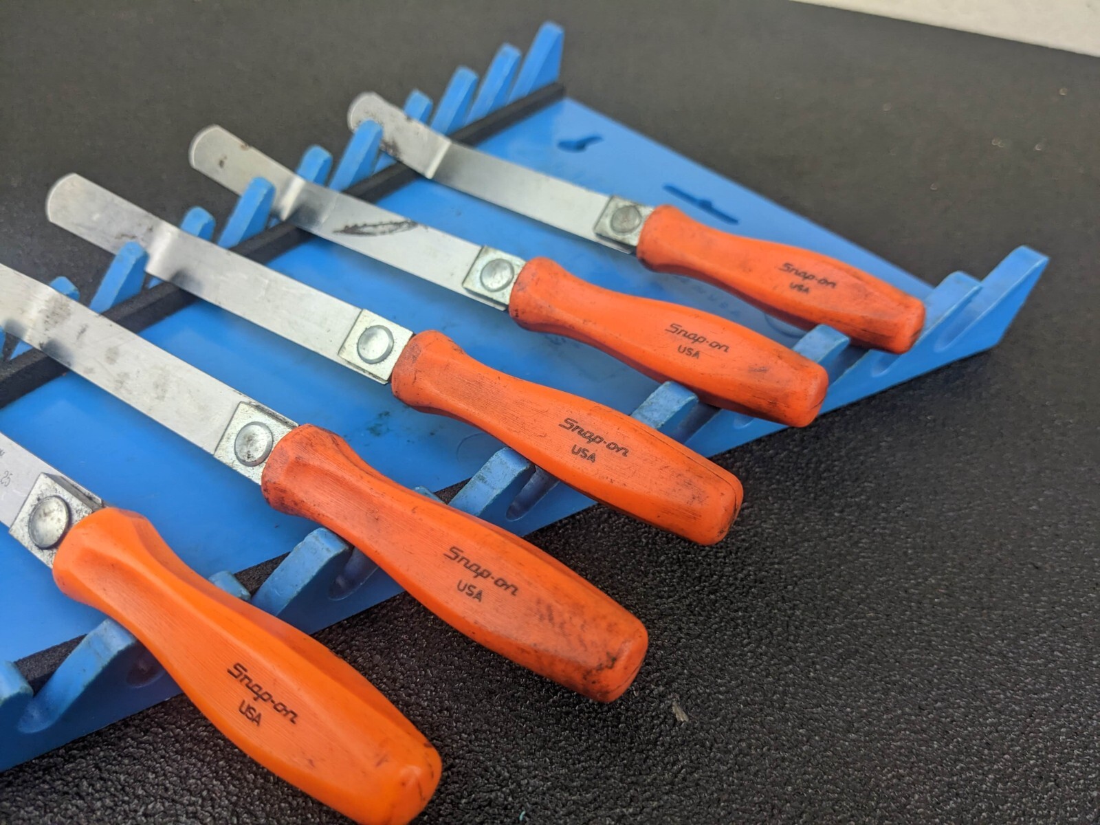 #bk608 Snap-On Tools Orange E-Z Grip Feeler Gauges from FB333O Set