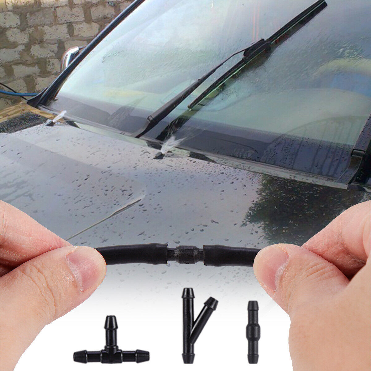 WINDSHIELD WASHER FLUID NOZZLE SPRAY JET SPRAYER FOR 2005-16 JEEP GRAND CHEROKEE