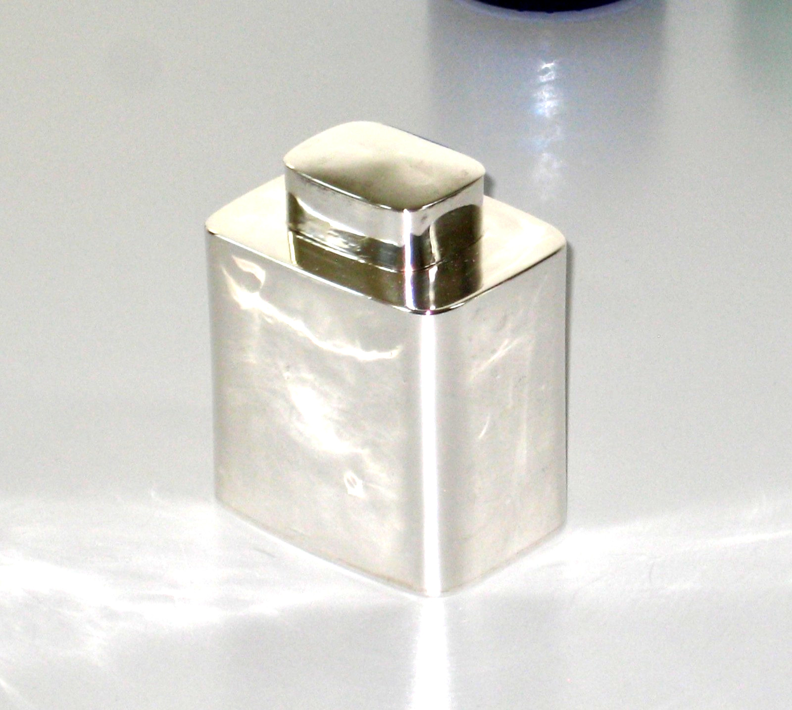 ENGLISH STERLING SILVER CHAS HOUGHAM VINTAGE TEA CADDY CONTAINER, 1811, 228 GR