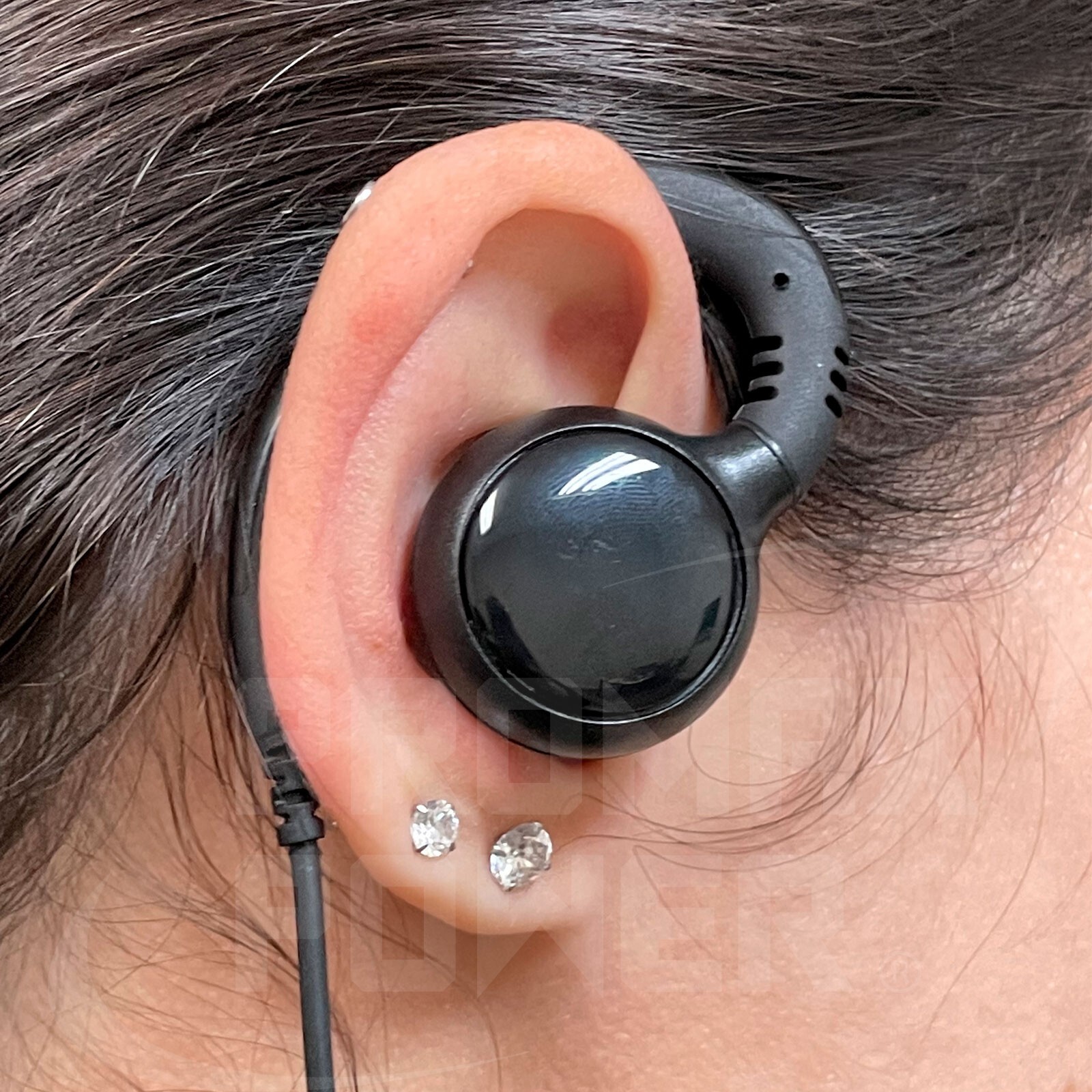 PTT Swivel Earpiece w/ PTT Mic for Motorola CP110 CP200 CLS1110 CLS1410 RDM2070D