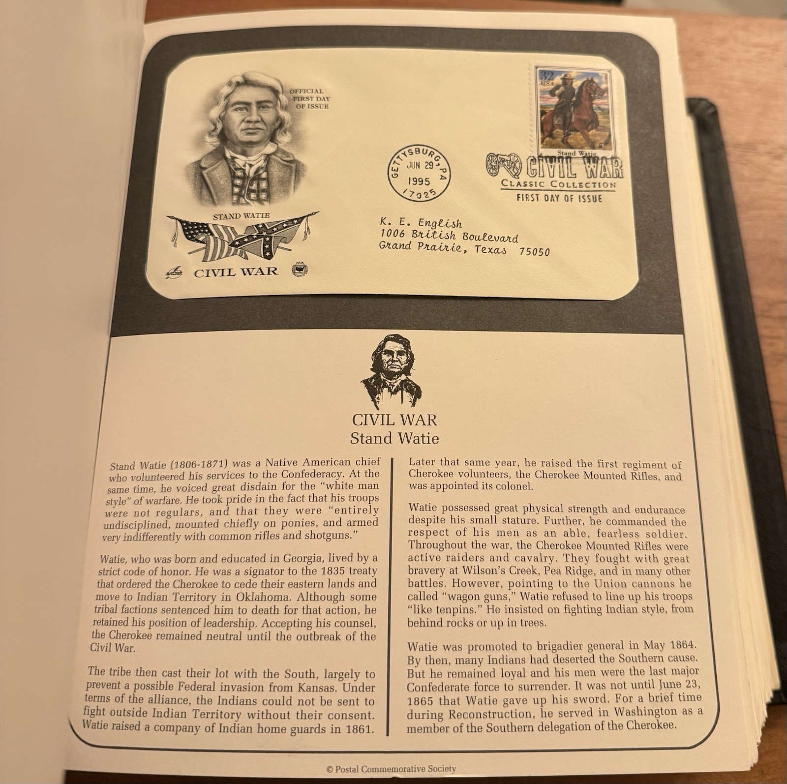 Postal Commemorative Society Binder U.S. First Day Covers 1993-1996 212 Covers