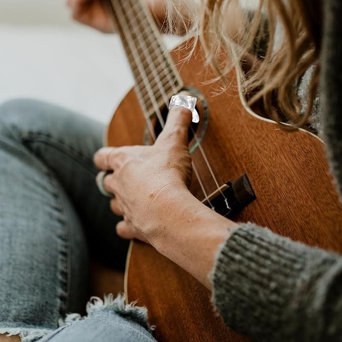 12PCS Medium Thumb Finger Picks Celluloid for Guitar Banjo Ukulele Bass