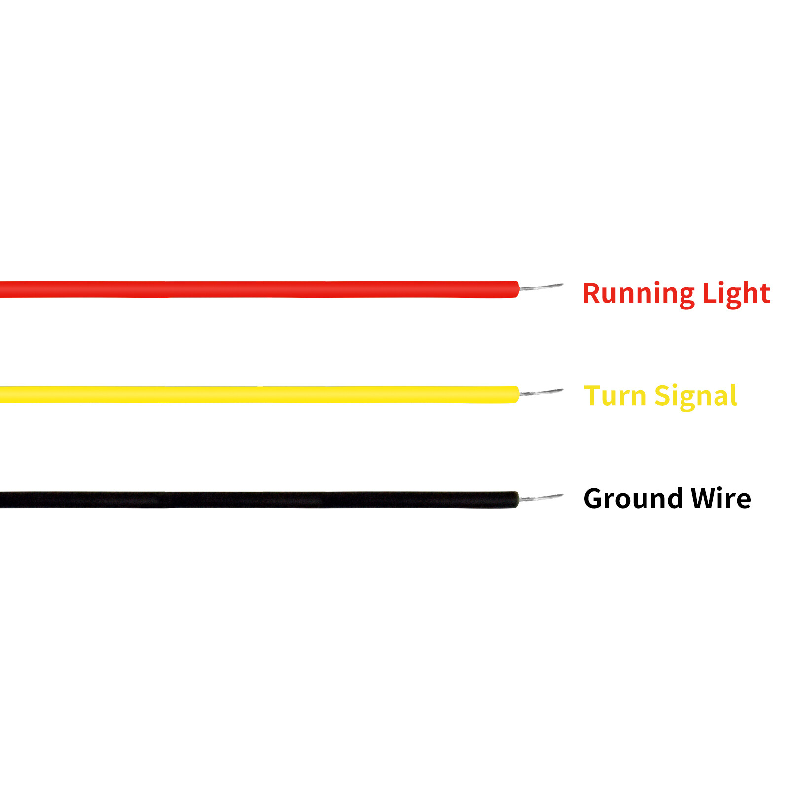 Black LED Flush Fork Turn Signal Side Light Fit For Harley Touring Glide 1998-up