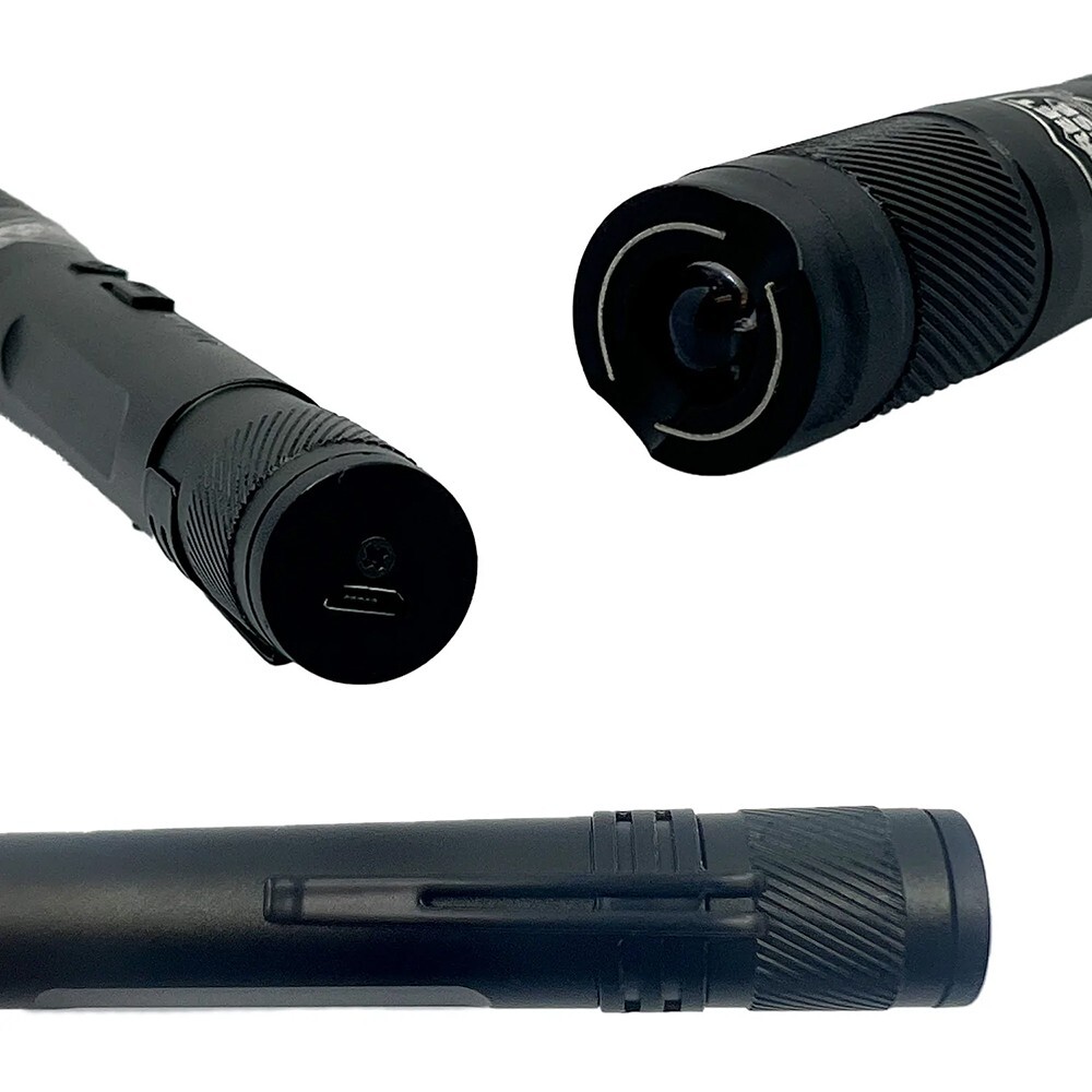 Streetwise Streetlight Stun Gun Flashlight 84,000,000 Military Grade USB - Black