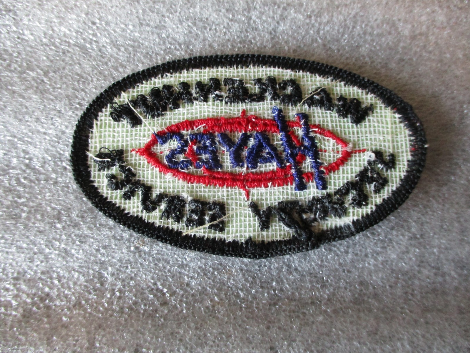 1965 NASA SECURITY BRANCH VECTOR MEATBALL + HAYES AEROSPACE SECURITY PATCHES