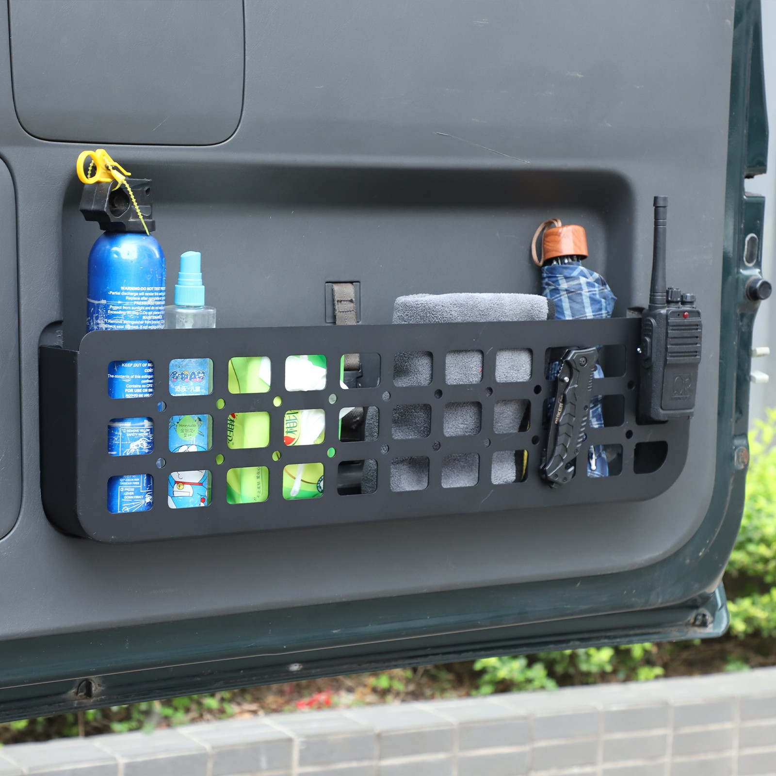 Tailgate Door Organizer Cargo Shelf Molle Panel For 2003-2009 Lexus Gx470