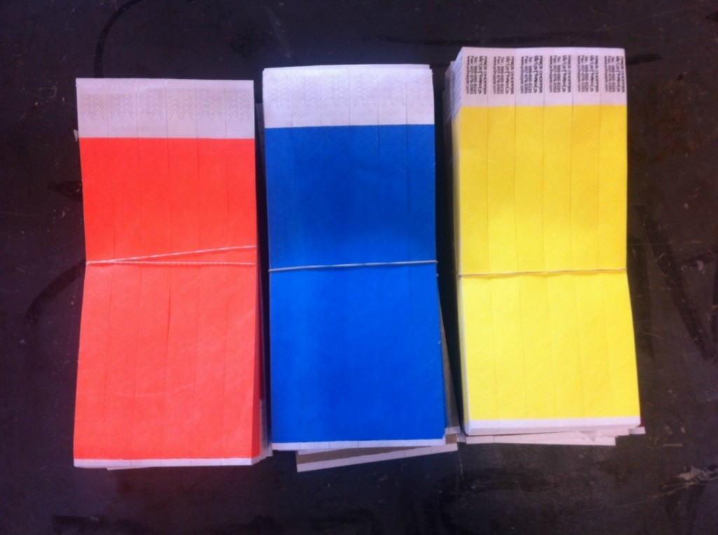 10,000 MIXED SOLID COLOR Tyvek Wristbands Security pulseras bracelets brazaletes