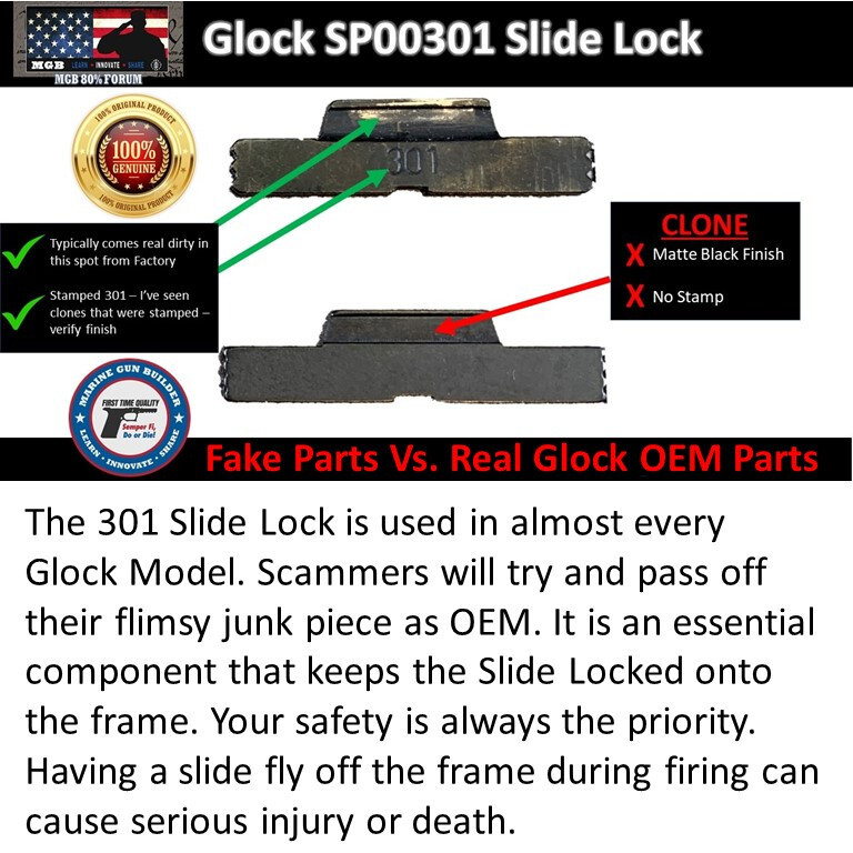 Glock 19 OEM Lower Parts Kit Gen 3 G19 LPK 9mm Genuine Factory Armorer Assembled