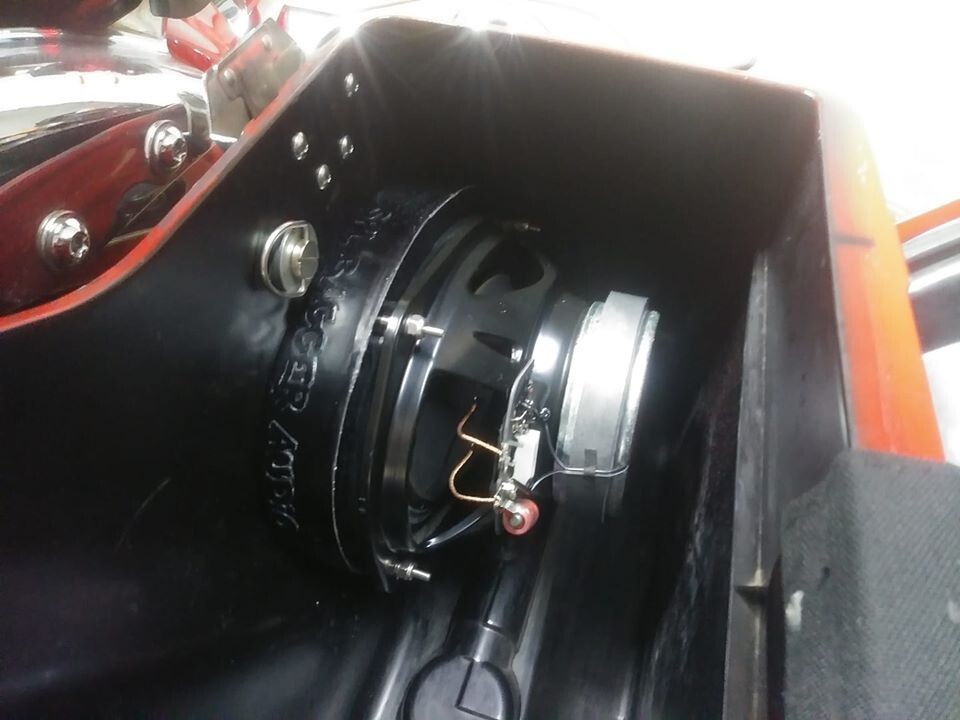 8" Rear Harley Saddlebag Speaker Mounting Ring Adapters w/GRILLS 1994-2013