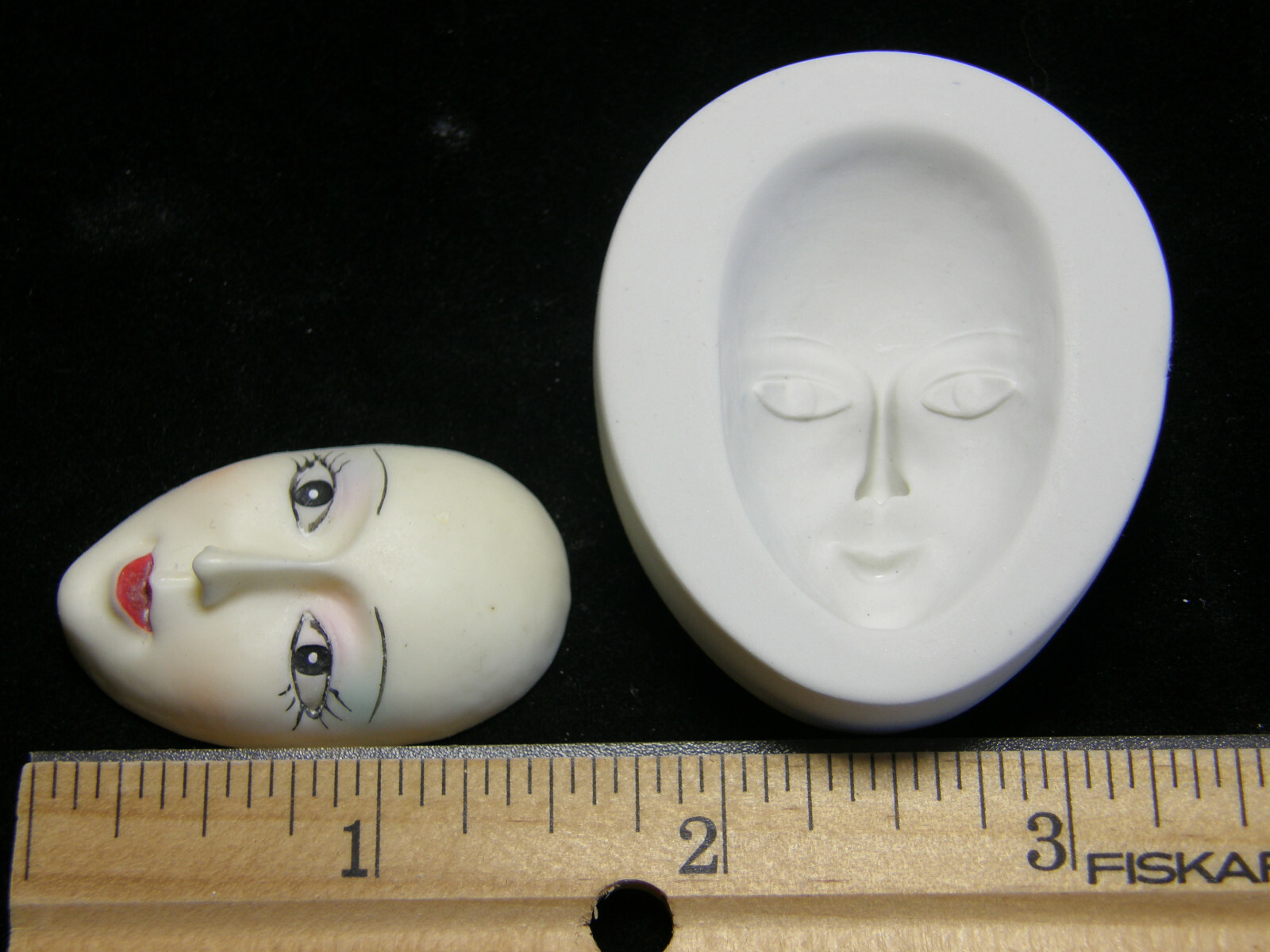 Goddess Face Polymer Clay Mold (MD1092)
